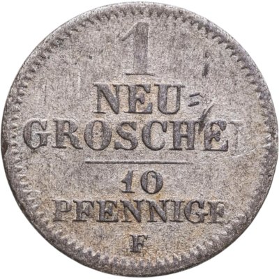 купить Германия, Саксония 1 новый грош 1853