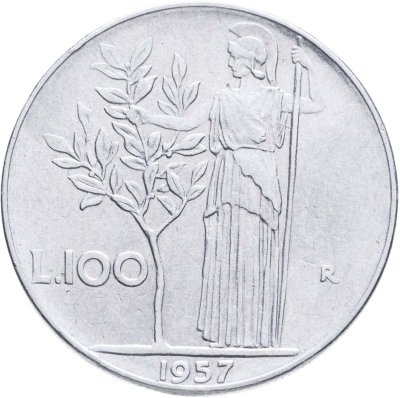 купить Италия 100 лир 1957