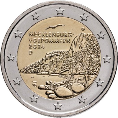 купить Германия 2 евро (euro) 2024 Мекленбург - Передняя Померания: холм Кёнигсштуль, знак монетного двора "G" - Карлсруэ