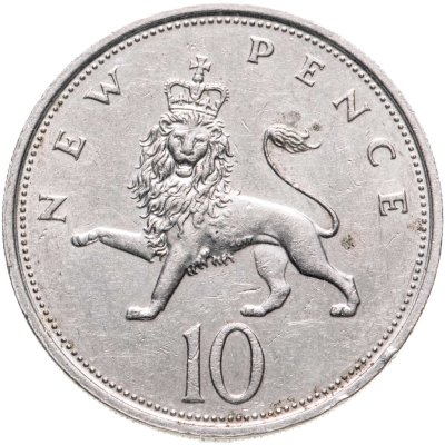 купить Великобритания 10 новых пенсов 1979