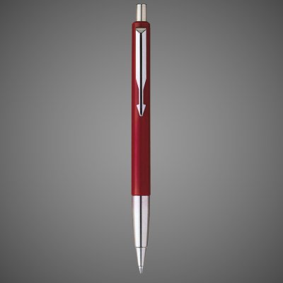 Купить Шариковая ручка Parker Vector Standard K01, цвет: Red, стержень: Mblue, Металлы: латунь, пластик, хром, 2026 г.