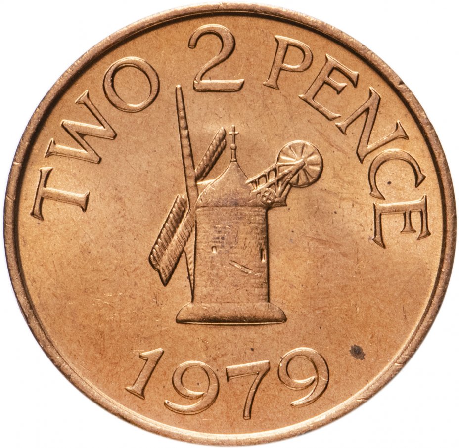 купить Гернси 2 пенса (pence) 1979