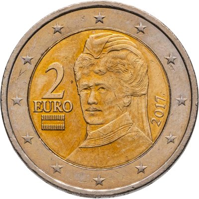 купить Австрия 2 евро (euro) 2017