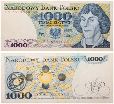 купить Польша 1000 злотых 1982