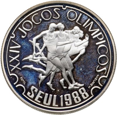 купить Португалия 250 эскудо (escudos) 1988 "XXIV летние Олимпийские Игры, Сеул 1988"