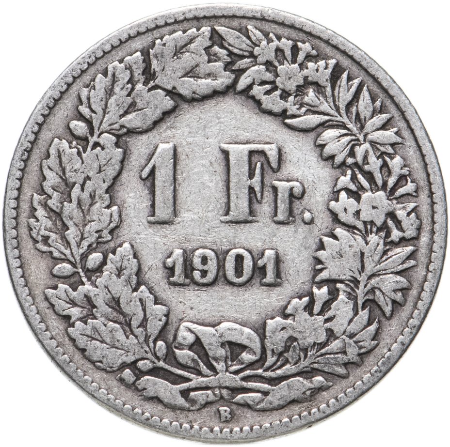 купить Швейцария 1 франк (franc) 1901