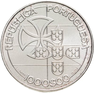 купить Португалия 1000 эскудо (escudos) 1998 "75-летие Лиге Ветеранов боевых действий"
