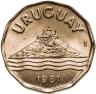 Купить Уругвай 20 сентесимо (centesimos) 1981