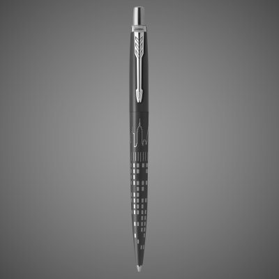 Купить Шариковая ручка Jotter New York Black CT, стержень: M, цвет чернил: blue, в подарочной упаковке, Металлы: нержавеющая сталь, 2026 г.