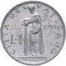 Купить Ватикан 1 лира (lira) 1953
