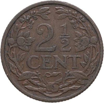 купить Нидерланды 2 1/2 цента (cent) 1912