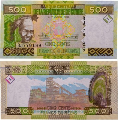 купить Гвинея 500 франков 1960 (2017)