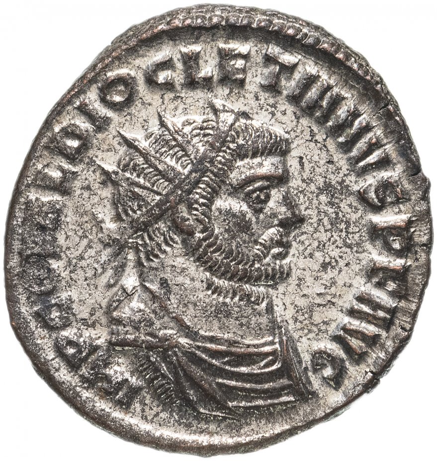 купить Римская империя, Диоклетиан, 284-305 годы, Антониниан (посеребренный). Геракл
