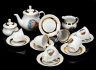 Купить Сервиз чайный "Мадонна" на 6 персон (15 предметов), фарфор, деколь, золочение, Thun (Тун), Чехословакия, 1970-1990 гг.