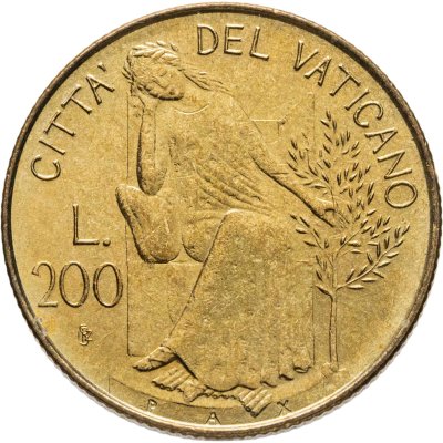 купить Ватикан 200 лир (lire) 1980