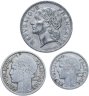 Купить Франция 5 2 1 франк 1941-1949 набор из 3-х монет