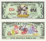 Купить США 1 Дисней доллар 2002 год юбилейная 100 лет Диснею в конверте