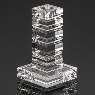 купить Подсвечник "Adiante" в кубическом стиле, дизайнер Jean Sala, хрусталь, Saint Louis, Франция, 1980-2000 гг.