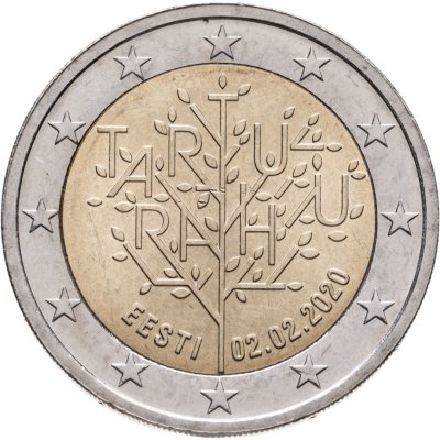 купить Эстония 2 евро (euro) 2020 100-летие Тартуского мирного договора между РСФСР и Эстонией