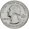 Купить США 1/4 доллара (25 центов, квотер) 2017 S — "Национальный монумент - остров Эллис" (39-й парк)
