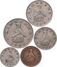 Купить Зимбабве, набор монет 1-50 центов 1988-1989 (5 шт.)
