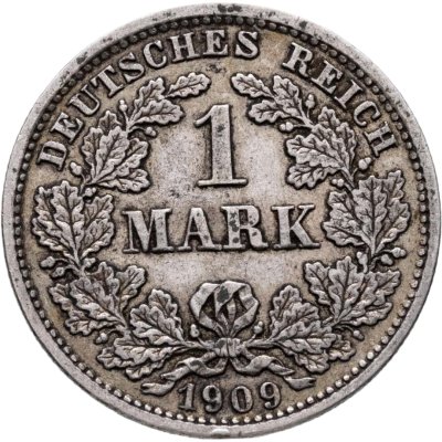 купить Германия 1 марка (mark) 1909 D знак монетного двора: "D" - Мюнхен