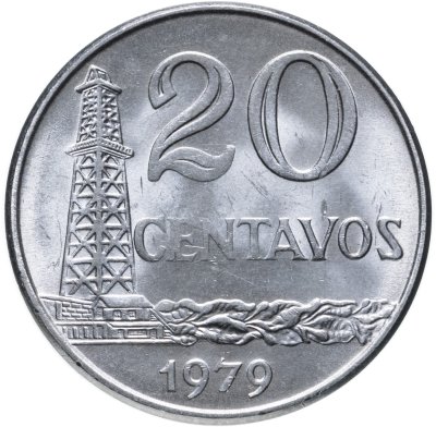 купить Бразилия 20 сентаво 1979