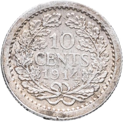 купить Нидерланды 10 центов (cents) 1914