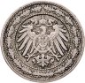 Купить Германия 20 пфеннигов (pfennig) 1890, знак монетного двора: "F" - Штутгарт