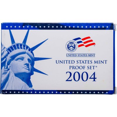 купить США годовой набор монет 2004 S (11 штук)