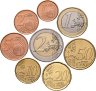 Купить Кипр годовой набор монет евро 2022 (8 штук)