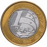 Купить Бразилия 1 реал (real) 2005   "40 лет Центральному Банку Бразилии"