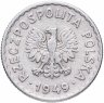 Купить Польша 1 злотый (zloty) 1949