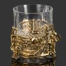 Купить Бокал для виски "Строители" (в оригинальной подарочной упаковке), латунь, хрусталь, Россия, 2010-2025 гг.