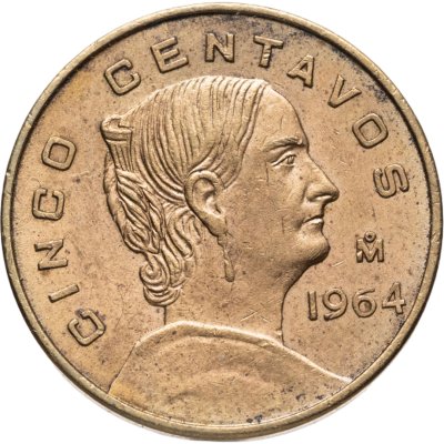 купить Мексика 5 сентаво (centavos) 1964