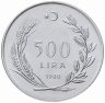 Купить Турция 500 лир (lira) 1980 "ФАО - Образование для сельских женщин"