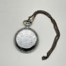 Купить Карманные часы "Молния" с ажурным растительным декором и дарственной надписью, металл, пластик, Челябинский часовой завод «Молния», СССР, 1970-1980 гг.