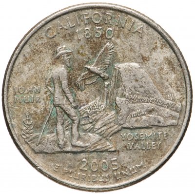 купить США 1/4 доллара (квотер, 25 центов) 2005 "Штат Калифорния"