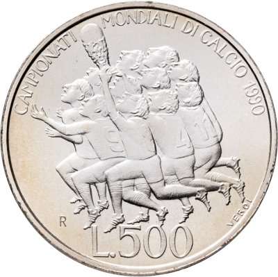 купить Сан-Марино 500 лир (lire) 1990 "Чемпионат мира по футболу 1990"