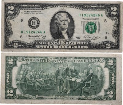 купить США 2 доллара 1976 года (Pick 461) H-Сент Льюис