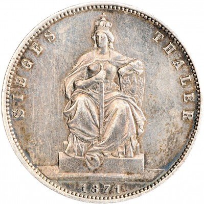 Купить Пруссия 1 талер 1871 "Победный талер"