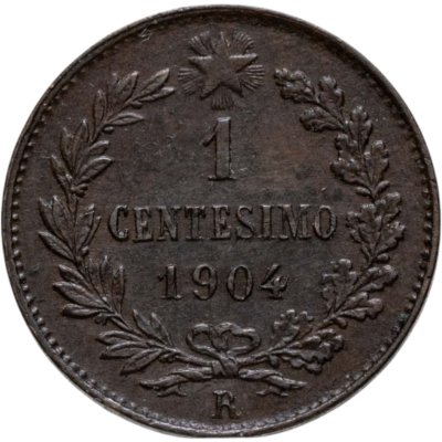 купить Италия 1 чентезимо (centesimo) 1904 R