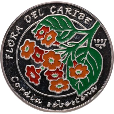 купить Куба 10 песо (peso) 1997 Флора - Кордия Себестена