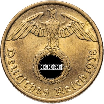 купить Германия (Третий рейх) 10 рейхспфеннигов (reichspfennig) 1938