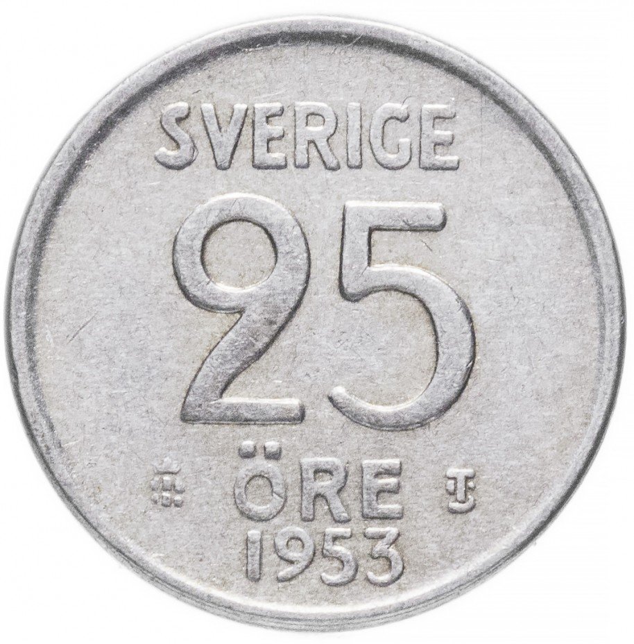 купить Швеция 25 эре 1953