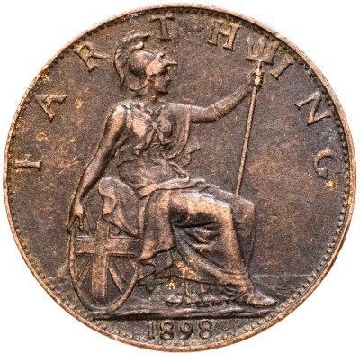 купить Великобритания 1 фартинг (farthing) 1898