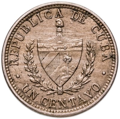 купить Куба 1 сентаво (centavo) 1916