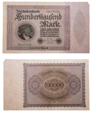 купить Германия 100000 марок 1923