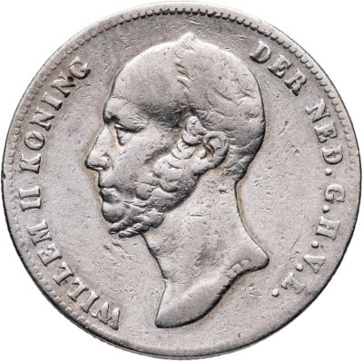 купить Нидерланды 1/2 гульдена (gulden) 1848