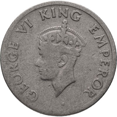 купить Индия (Британская) 1/4 рупии (rupee) 1946